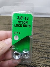 Dorman 784-758 Hex Nylon Lock Nuts  3/8"-16  Qty 2