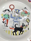 Vtg 3pc Set STAVANGERFLINT Ceramic Plate Bowl Mug Children School Cat Norway MCM — photo 10