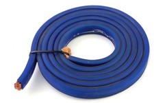 0 AWG Gauge Blue Power OFC Wire Strand Copper FLAT Marine Ground Cable 1/0 GA US