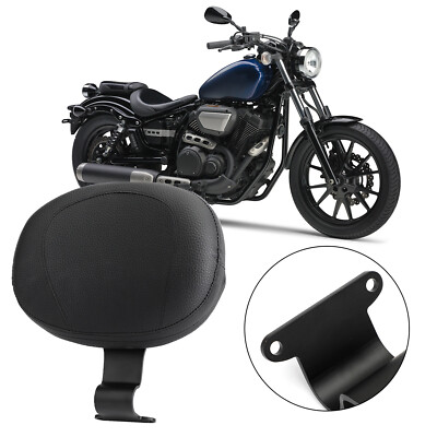 Black Motorcycle Driver Rider Backrest For Yamaha Bolt XVS950 Spec/C SpecU
