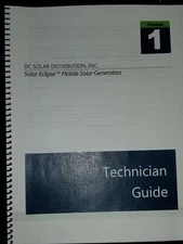 2008 - 2012 DC Solar Eclipse Generator Trailer Technician Guide XC5, XC10, SCT20