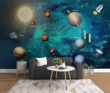 3D Planet Galaxy 22679NA Wallpaper Wall Murals Removable Wallpaper Fay