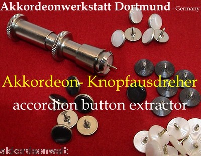 Akkordeon- Werkzeuge - Knopfausdreher, Accordion tool - button extractor
