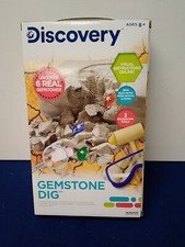 Discovery Gemstone Dig Uncover 6 Real Gemstones  3 Excavation Tools