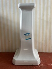 COLONNA SENESI BASE LARGA  IN CERAMICA BIANCA LARGHEZZA 30 PROF 30 H 62