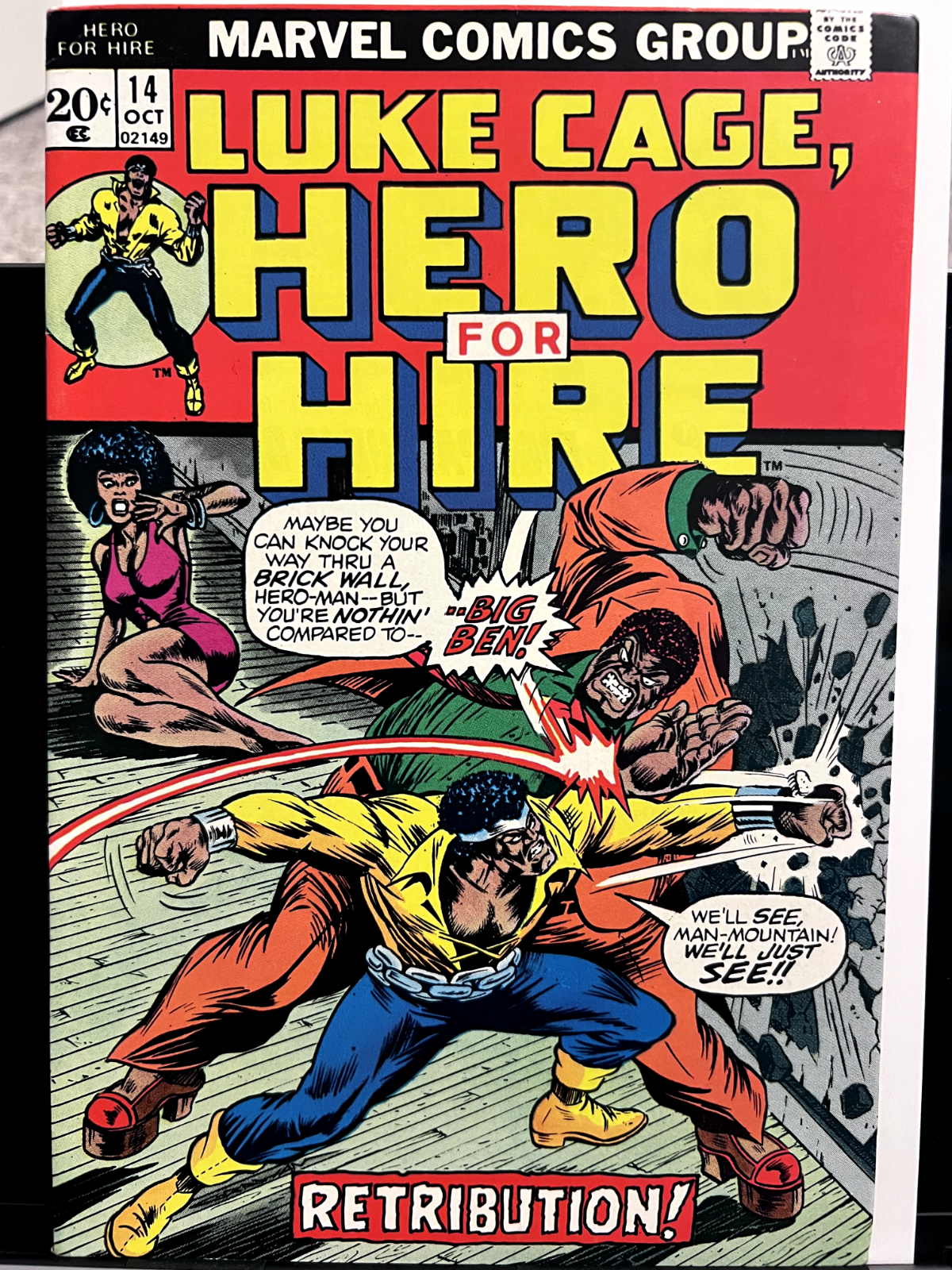 Luke Cage Hero For Hire #14 F Retribution