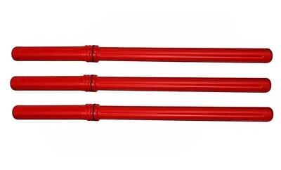 BLUE DEMON Rod Canister Tig Welding Rod Storage Canister 36" hold 10Ibs LE300 Red Pack of 3