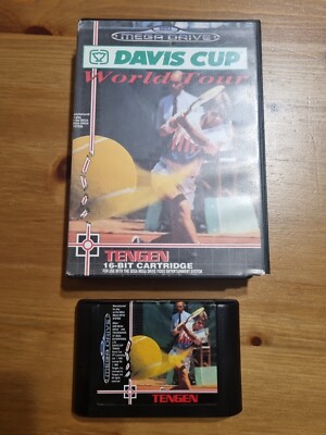 SEGA MEGA DRIVE ''DAVIS CUP WORLD TOUR '' + BOX.