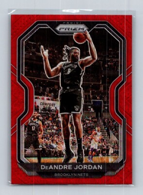 2020-21 Panini Prizm Ruby Wave DeAndre Jordan Brooklyn Nets #130
