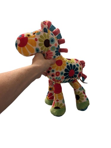 Douglas The Cuddle Toy Flower Power Pony 10” Plush 2010 TieDye Boho Stuffie EUC - Picture 4 of 15
