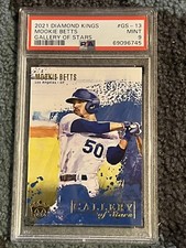 PSA 9 MINT BASEBALL CARD 2021 DIAMOND KINGS GALLERY OF STARS MOOKIE BETTS