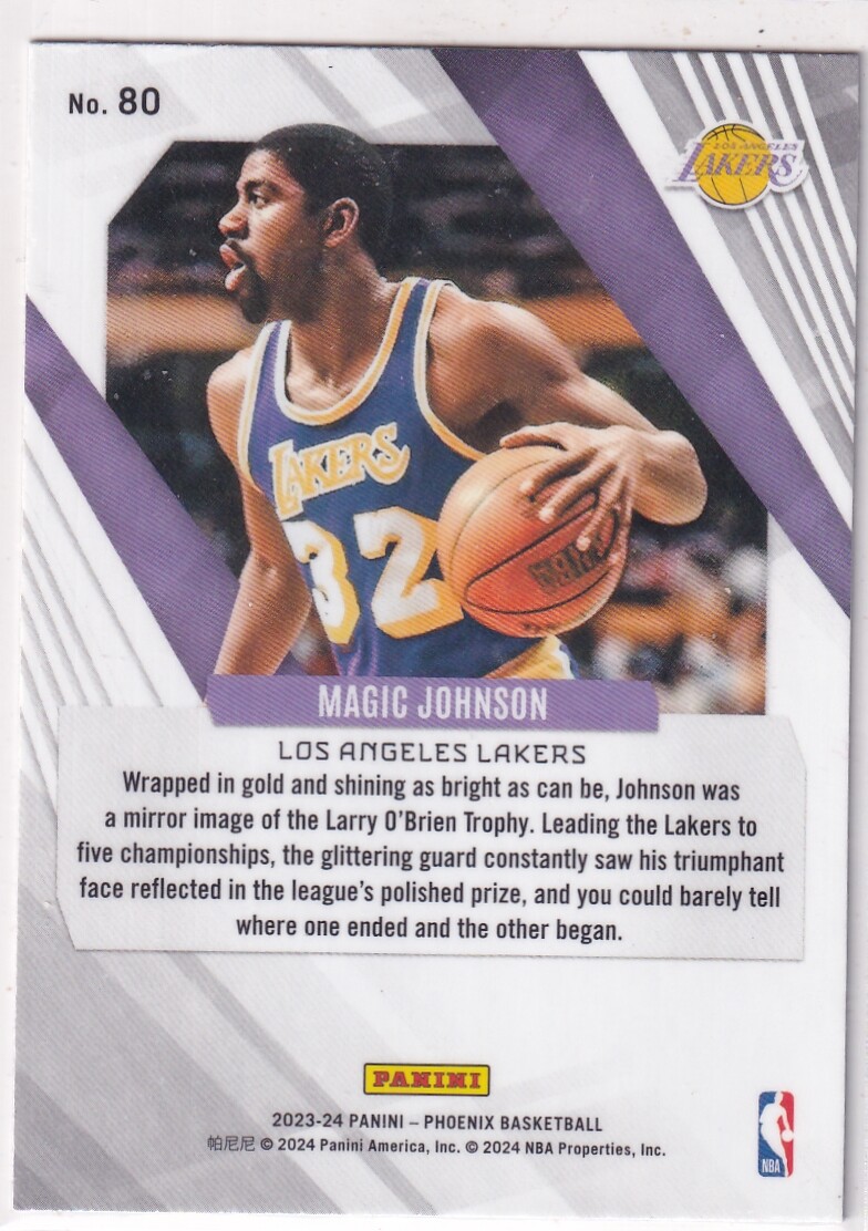 NBA Magic Johnson 23枚セット NBA Magic Johnson 23枚セット 2023-24 Panini Phoenix Blue Ice