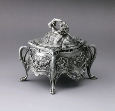 HIGH QUALITY Vintage Design Tin Alloy Music Box :     BABY MINE  