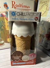 Chill Factor Ice Cream Maker makes frozen yogurt too! Freeze Squeeze Enjoy