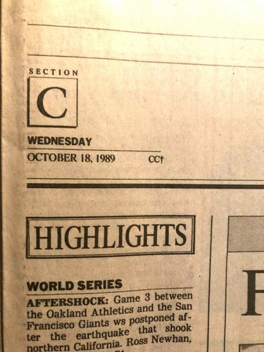 (Pick) Newspaper 49ers Giants A's (1989 Battle Bay Henderson Record Bonds WS) - Picture 6 of 37