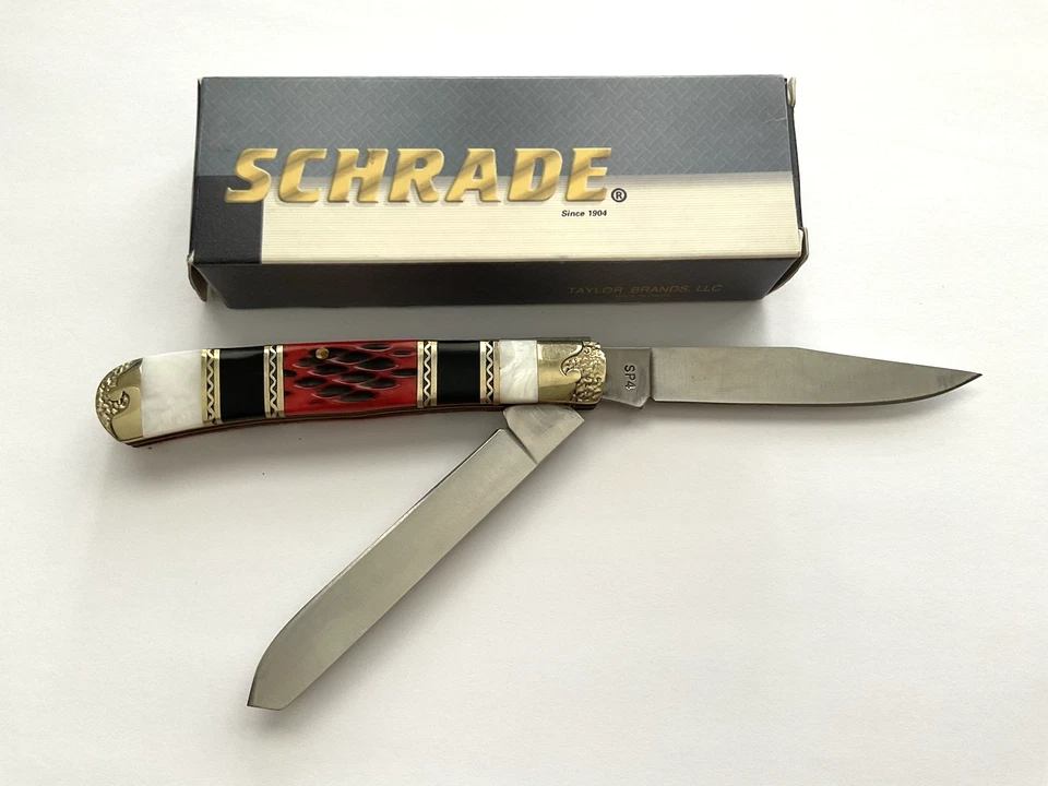 Cuchillo plegable Schrade SP4 Uncle Henry Trapper Foto 2 de 4