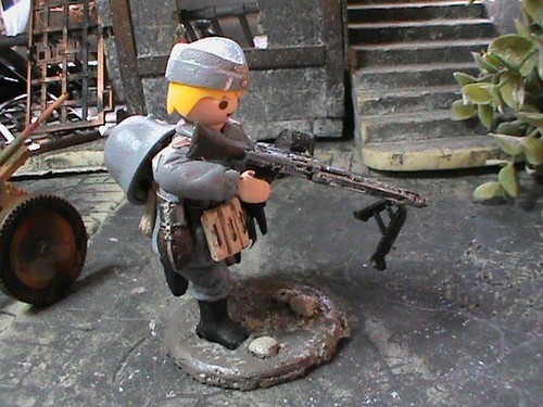PLAYMOBIL CUSTOM CAÑON PAK 36 FRENTE DEL ESTE + DOTACION WEHRMACHT REF-008 - Imagen 14 de 20