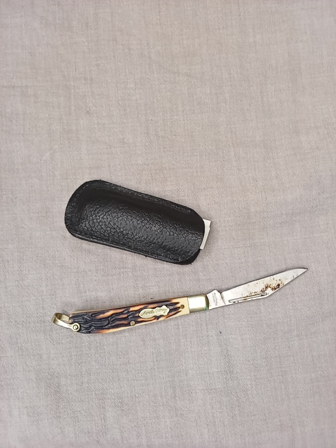 Uncle Henry Roadie 12UH Pocket Knife - 2 3/4" Single Blade High Carbon Stainless Steel