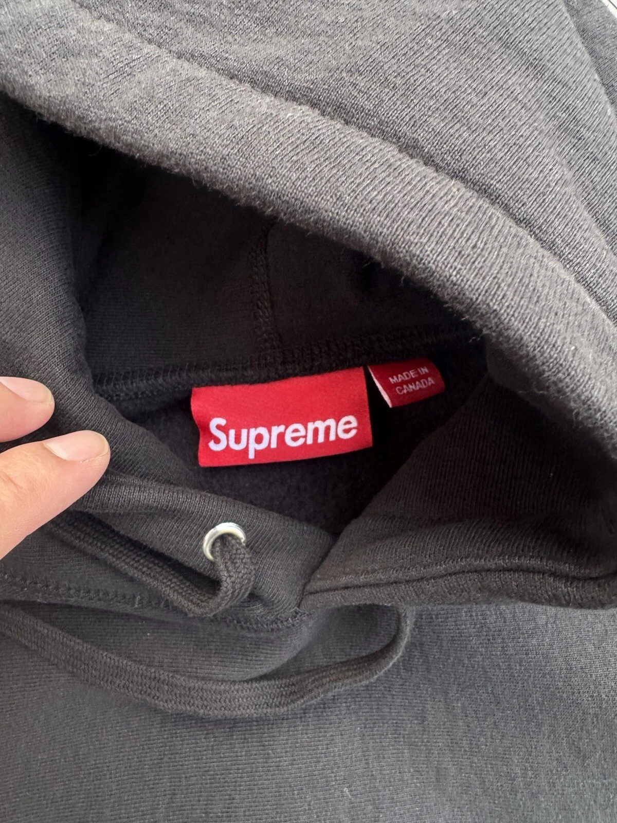Felpa con cappuccio Supreme Box Logo 2024 NLack Taglia Large L Cappuccio Bogo