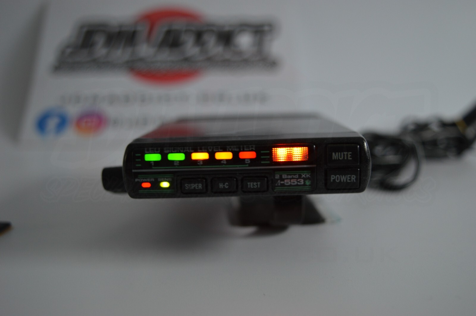 Sanyo Super Lambda 553 XK Radar Speed Trap Detector Vintage Retro JDM