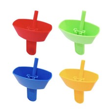4PCS Drip Free Popsicle Holder With Straw Mess Frozen Treat Ice Pop Holder Color
