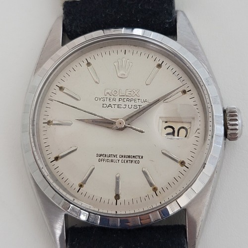 Uomo Rolex Oyster Perpetual Datejust 6605 36mm Automatico 1950s Vintage  RA198 | eBay