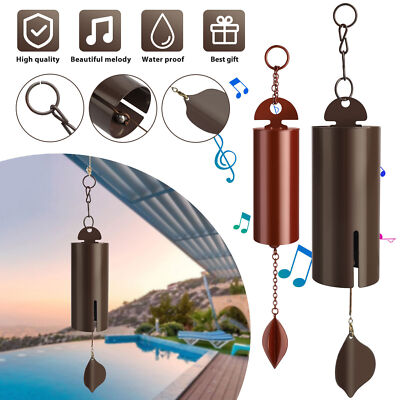 #ad #ad Large Deep Resonance Serenity Metal Bell Heroic Wind Chimes Outdoor Home Decor $10.98