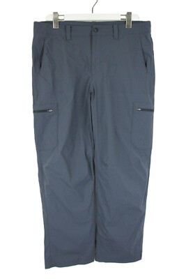 L.L.BEAN Herrenhose W35/L30 Trekking Mit Reißverschluss Taschen Grau