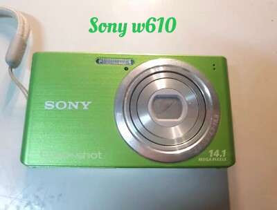 Sony Cyber-shot DSC-W610 14.1MP Compact Digital Camera Green