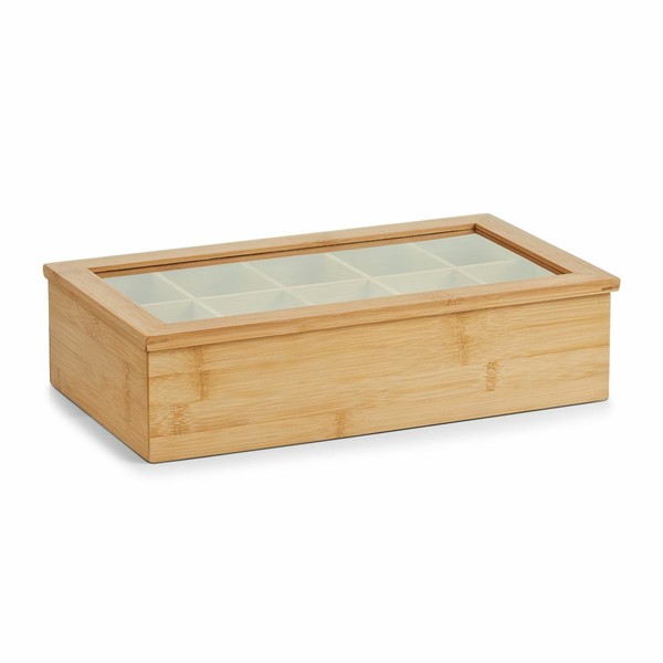 Zeller Teebeutelbox Teekiste Teedose Teebeutelkiste Teeorganizer TeebehäLter-image