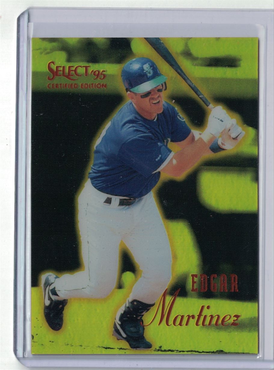 1995 Select Certified Mirror Gold Edgar Martinez Seattle Mariners #24