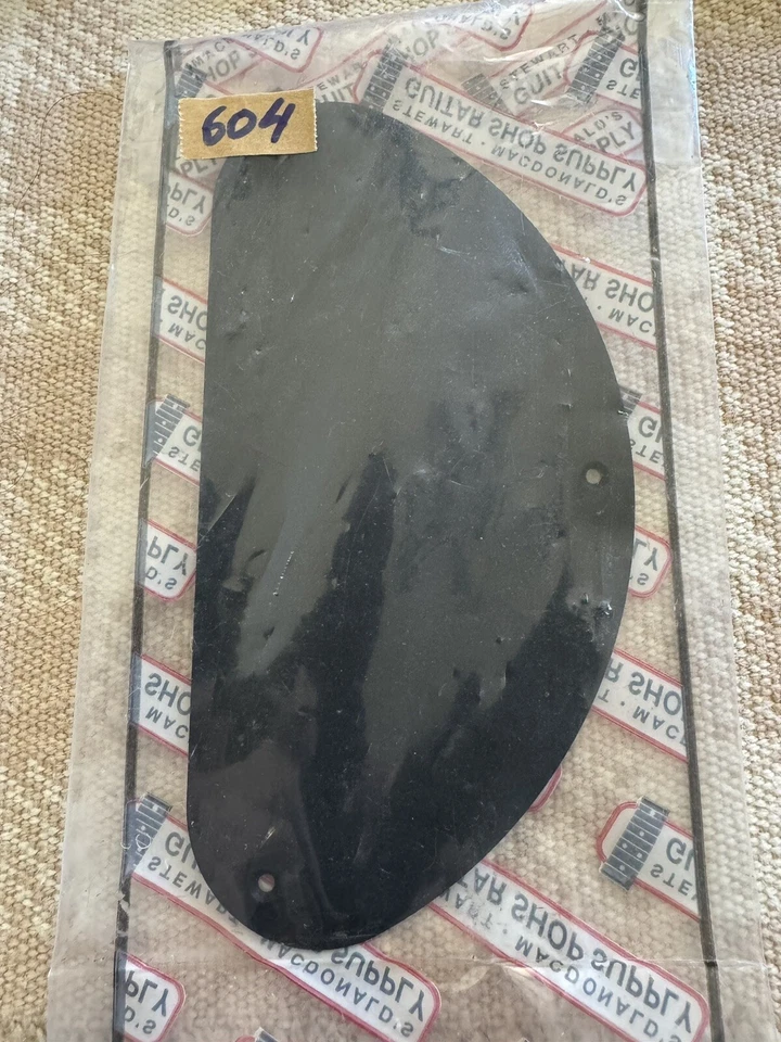 Guitarra Hamer EE. UU. Placa posterior de cavidad de control de metal cepillado artículo de colección #604 Foto 4 de 4