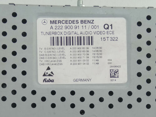 OEM MERCEDES S W222 TUNERBOX DIGITAL AUDIO ECE DAB CONTROL MODULE - Picture 2 of 4