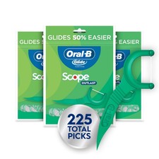 Oral-B Glide Scope Outlast Floss Picks Mint 300 Ct  Fresh Breath Care