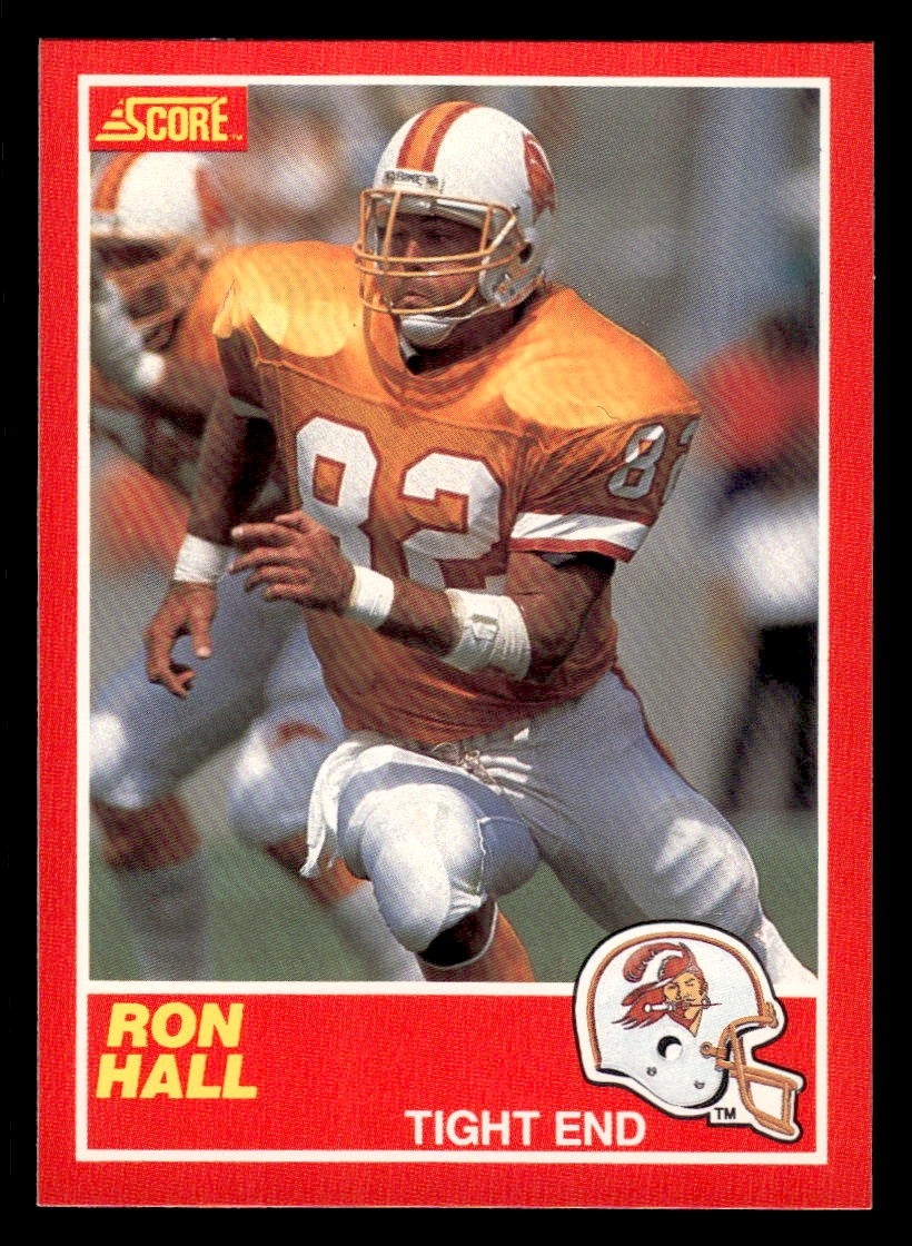 1989 Score - Ron Hall #126b Rookie Tampa Bay Buccaneers