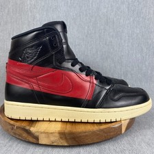 UPC 192500290538 product image for Nike Air Jordan 1 Retro High OG Shoes Mens Size 9.5 Black Sneakers Defiant Red | upcitemdb.com