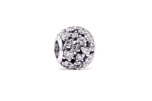Pandora Sparkling Round Openwork Charm Sterling Silver CZ 799225C01