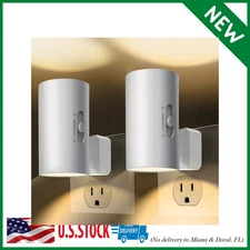 2 Pack Night Light, Led Night Lights Plug into Wall, Sensor Dusk to Dawn, 0-100