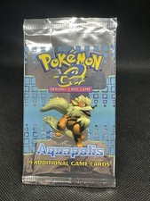 Empty Pokemon Aquapolis Booster Pack Wrapper ...