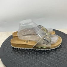 Sandalias Tatami Birkenstock Mujer 40 Talla 9 Zapatos Cuero Verde Chanclas Estrechas