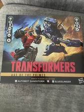Transformers Age of the Primes Wreck 'N Doom Sandstorm Slugslinger 2-Pack New