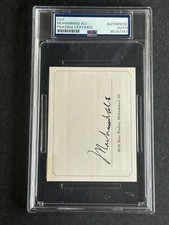 Muhammad Ali Signed Cut Book Plate Greatest of All Time Boxing HOF PSA/DNA