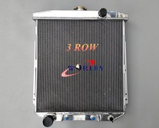 3 Rows Full Aluminum Radiator For 1954-1956 Ford Cars Country Squire Fairlane V8