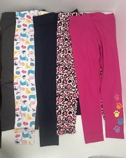Spotted Zebra Leggings 5-Pack Girl  s XL 14-16 Pink Cat Dog Hearts NWT