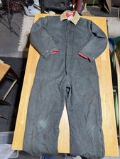 Vintage Walls Zero Zone Insulated Coveralls 44 Regular USA Workwear Distressed