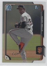 2015 Bowman Chrome Prospects Refractor 155/499 Keury Mella #BCP136 1u6