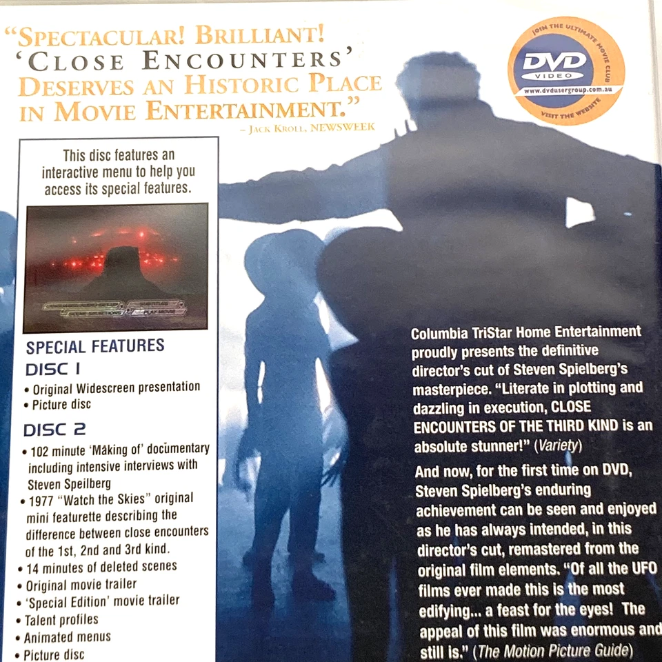 Close Encounters of the Third Kind DVD (2001) 2-Disc Collectors Ed. New & Sealed - Image 4 of 4