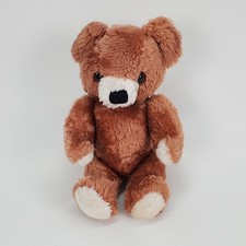 Vintage 1968 R Dakin Brown Teddy Bear Plush Stuffed Animal 10 Inch San Francisco