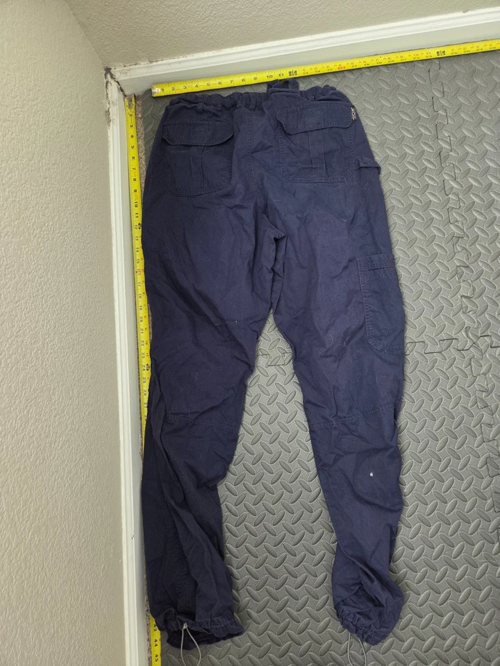 Koi Lindsey Cargo Scrub Pants Navy Blue Sz Medium Tall #S80 - Image 4 of 4