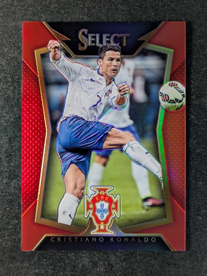 2015-16 Panini Select CRISTIANO RONALDO 72/199 1st Year Select Red Prizm SP #36